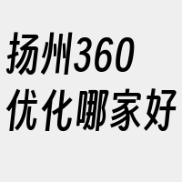 扬州360优化哪家好