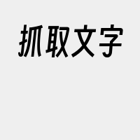 抓取文字