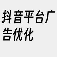 抖音平台广告优化