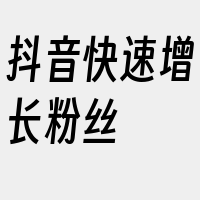 抖音快速增长粉丝