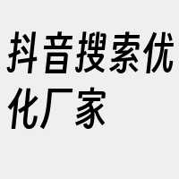 抖音搜索优化厂家