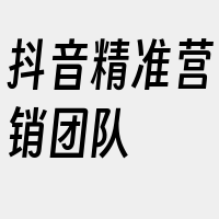 抖音精准营销团队