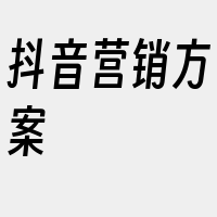 抖音营销方案