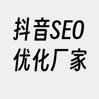 抖音SEO优化厂家