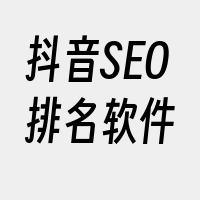 抖音SEO排名软件