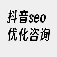 抖音seo优化咨询