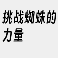 挑战蜘蛛的力量