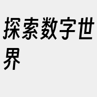 探索数字世界