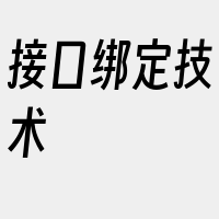 接口绑定技术