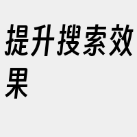 提升搜索效果