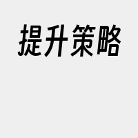 提升策略