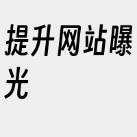 提升网站曝光