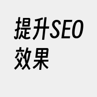 提升SEO效果