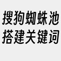 搜狗蜘蛛池搭建关键词