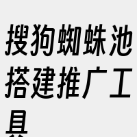 搜狗蜘蛛池搭建推广工具