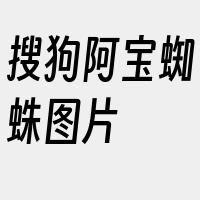 搜狗阿宝蜘蛛图片