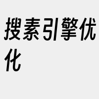 搜素引擎优化