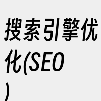 搜索引擎优化(SEO)