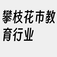 攀枝花市教育行业