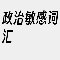 政治敏感词汇