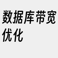 数据库带宽优化