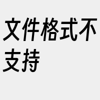 文件格式不支持