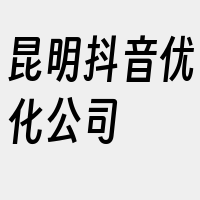 昆明抖音优化公司