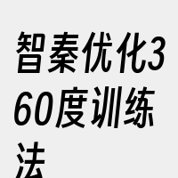 智秦优化360度训练法