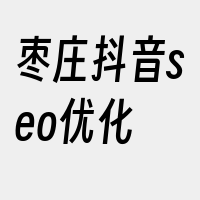 枣庄抖音seo优化