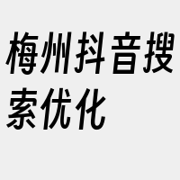 梅州抖音搜索优化