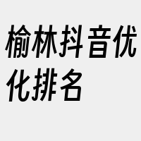 榆林抖音优化排名