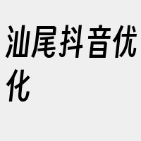 汕尾抖音优化