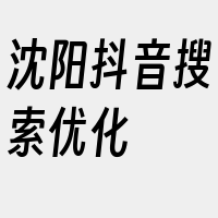 沈阳抖音搜索优化