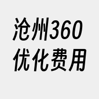 沧州360优化费用