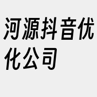 河源抖音优化公司