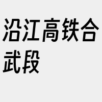 沿江高铁合武段