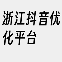 浙江抖音优化平台