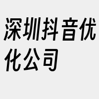 深圳抖音优化公司