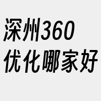 深州360优化哪家好