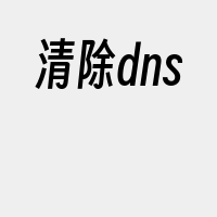 清除dns