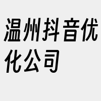 温州抖音优化公司