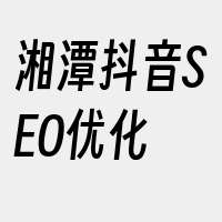 湘潭抖音SEO优化