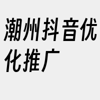 潮州抖音优化推广