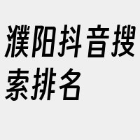 濮阳抖音搜索排名