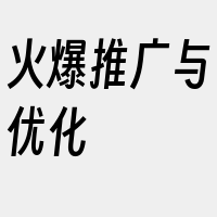 火爆推广与优化