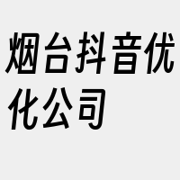 烟台抖音优化公司