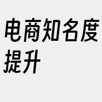 电商知名度提升