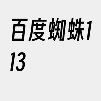 百度蜘蛛113