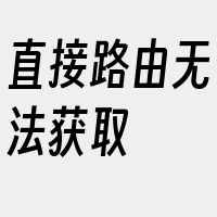 直接路由无法获取