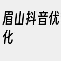 眉山抖音优化